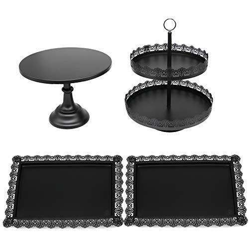 FEOOWV 4-Piece Iron Party Serving Set FEOOWV 4-Piece Iron Party Serving Set