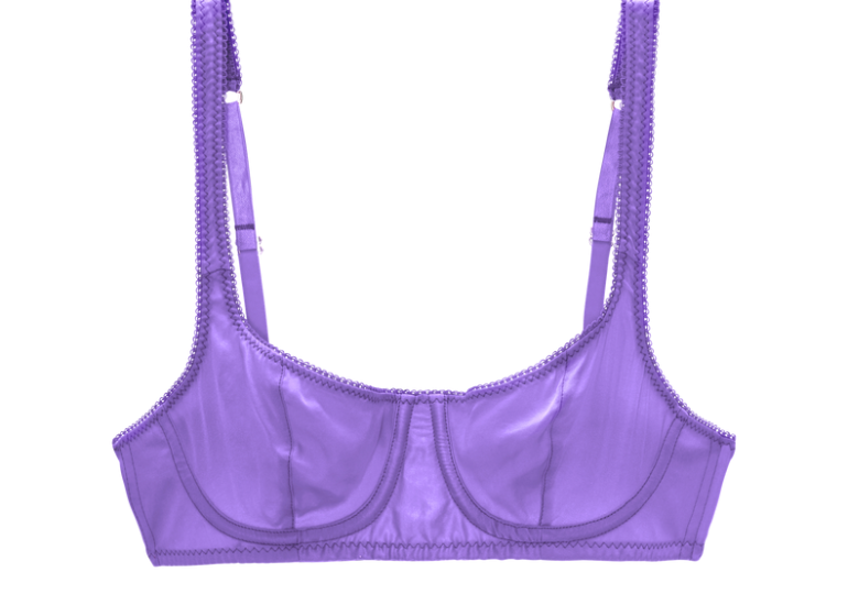 Shop Olivia Rodrigo’s Exact Purple Bra and Slip Dress from the ‘Guts’ Album Cover