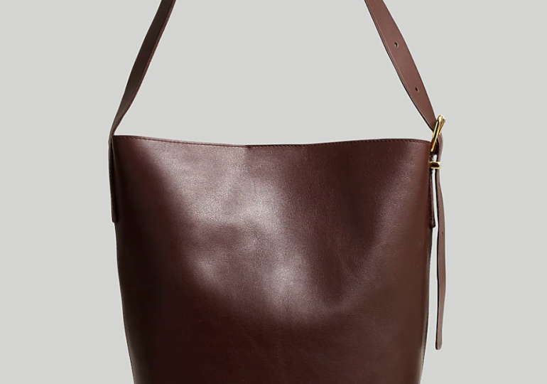 Katie Holmes’ $178 Leather Tote Bag Is Quiet Luxury Done Right