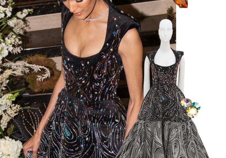 Behind the Look: Bibhu Mohapatra on Creating a Custom Dress for New York’s Diwali Gala