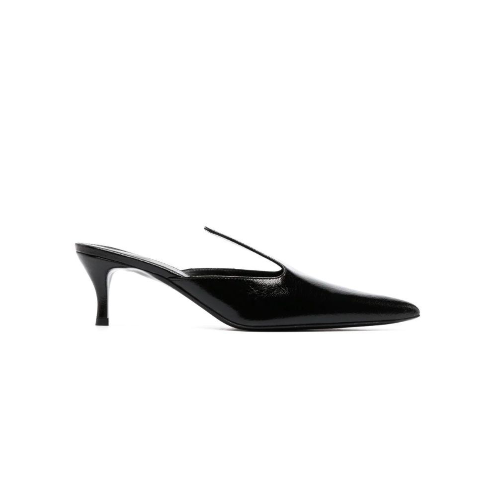 Leather slip-on Mules