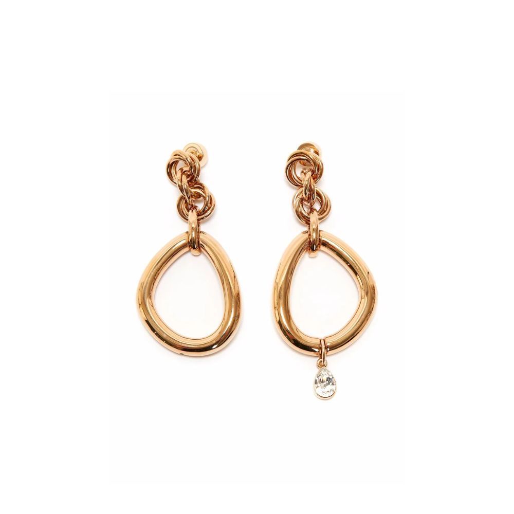 crystal-embellished mismatch earrings